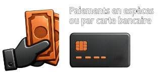 Moyens de paiement acceptés au Studio Photo de Chamvres